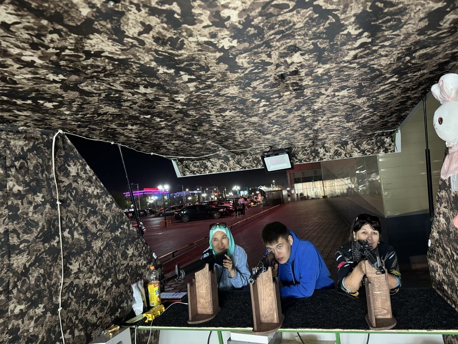 Тир страйкбольный в манеже БТР