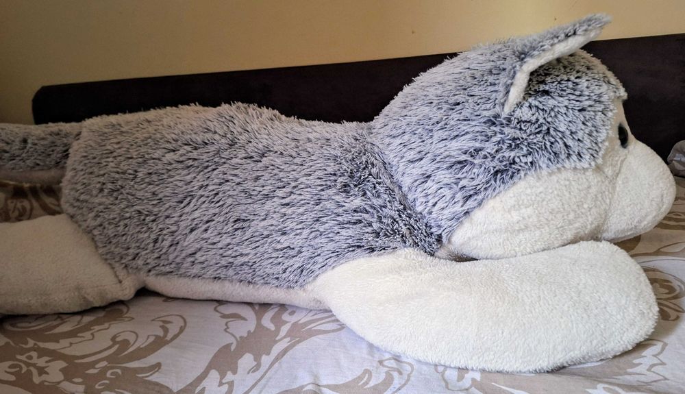 Голяма плюшена играчка куче 110 см