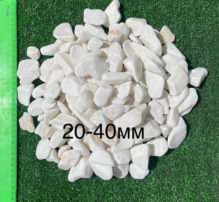 Мраморная крошка галька