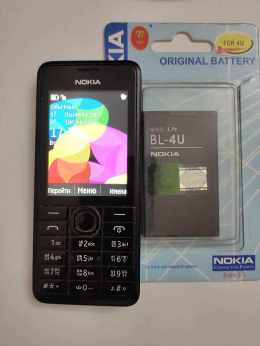 Nokia 301 плюс аккумулятор