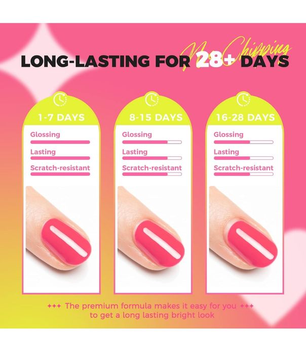 Set de 10 buc Lac de unghii GELFAVOR UV