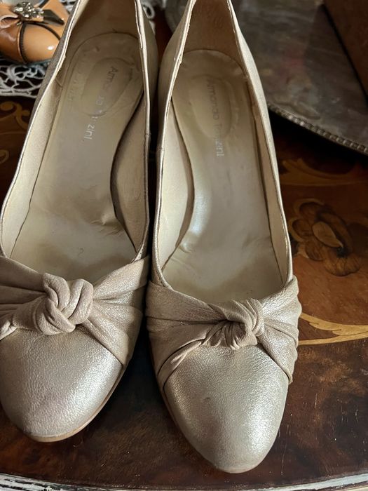 Pantofi mireasa, piele naturala nr 39