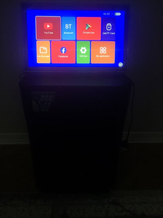 Караоке микрафонмен бірге