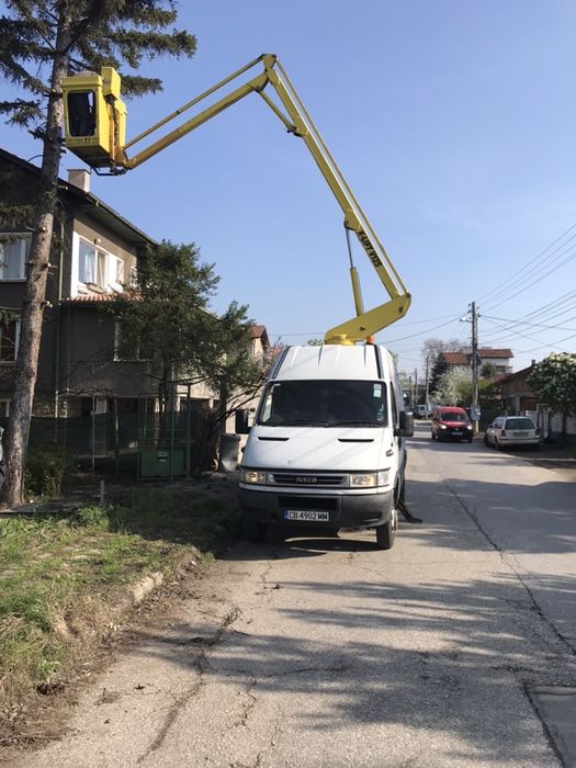 Автовишки под наем.Рязане на опаснни дървета!