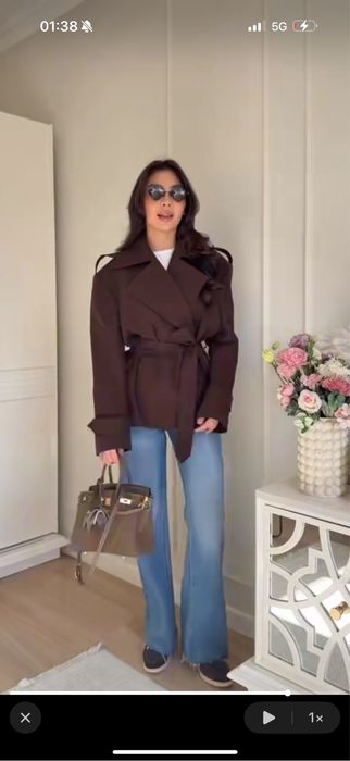 Новый укороченный тренч