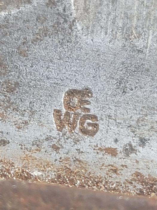 Baioneta germană primul război mondial și lampă folosita în mină Elba