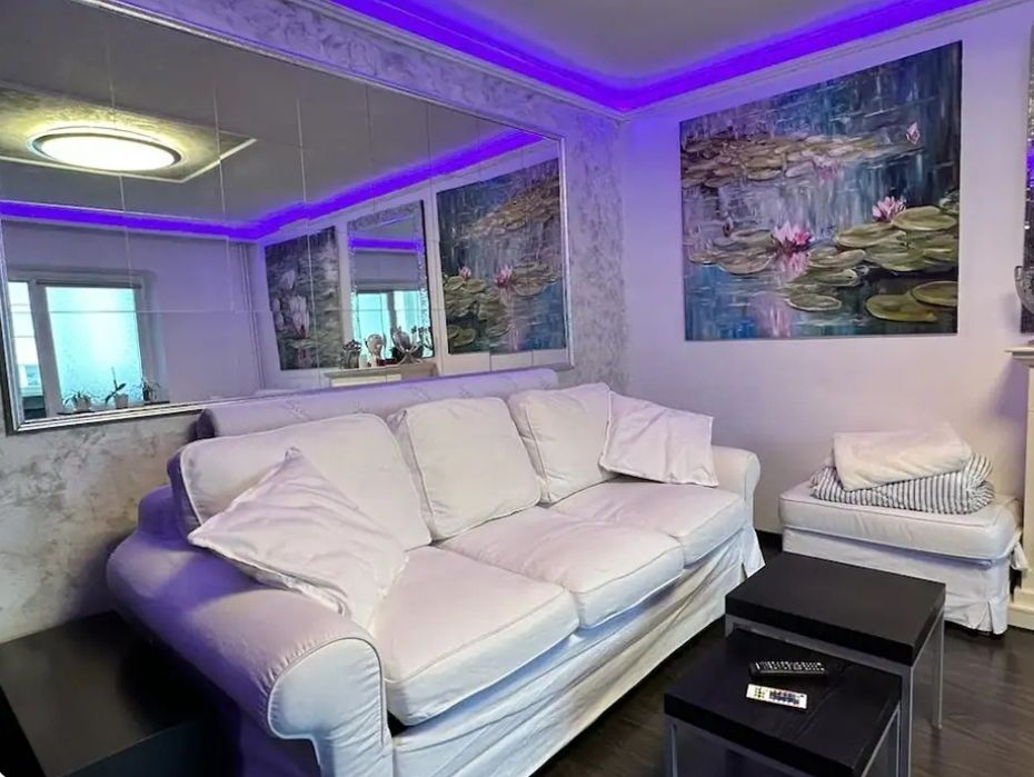 Canapea extensibilă Ikea 3 locuri huse detașabile