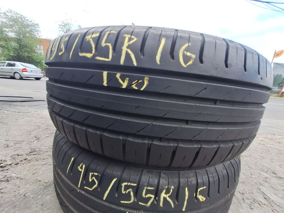 2 anvelope vara 195/55r16 Nokian 2021 Montaj Gratuit