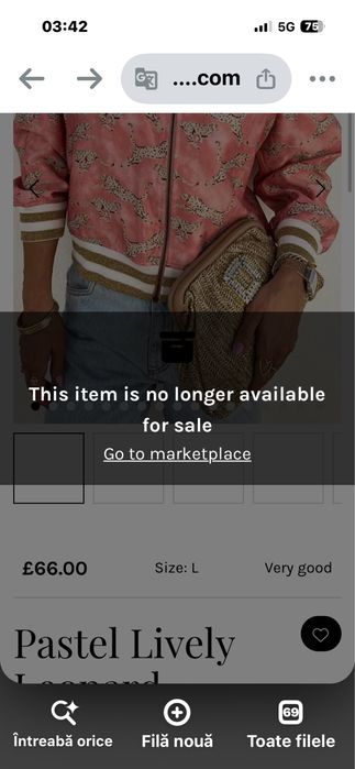 Geaca bomber dama never fully dressed UK