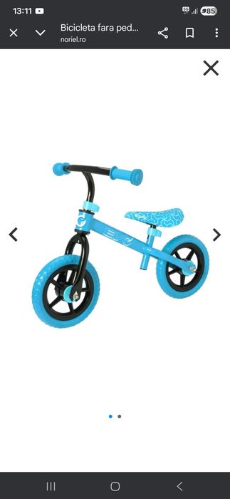 Bicicleta fara pedale evo