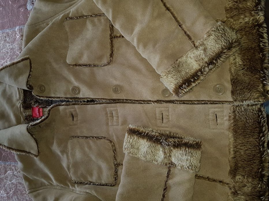 Бежово Дамско кожухче р-р М/Л