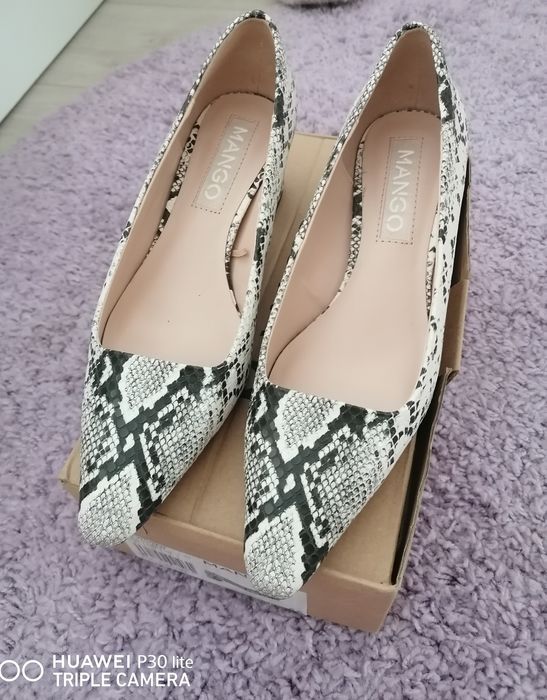 Обувки с ток Mango