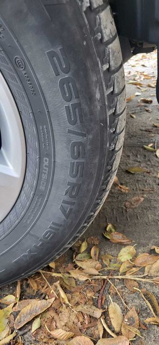 Летние  шины 265/65/17