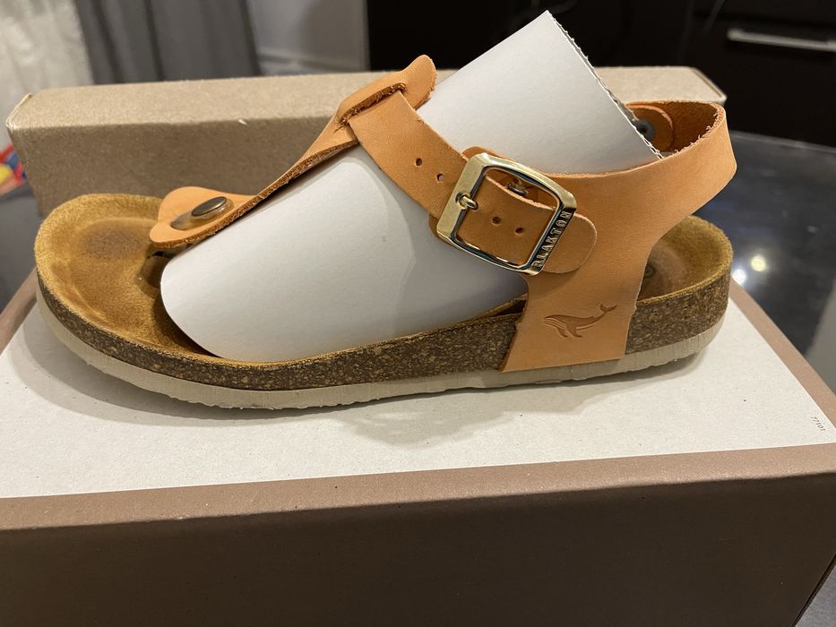 Сандали от набук и корк  Plakton,номер 37