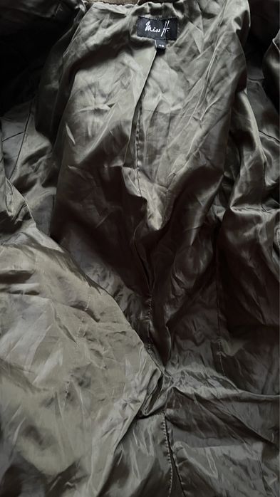 Sacou de catifea khaki ( stil zara )