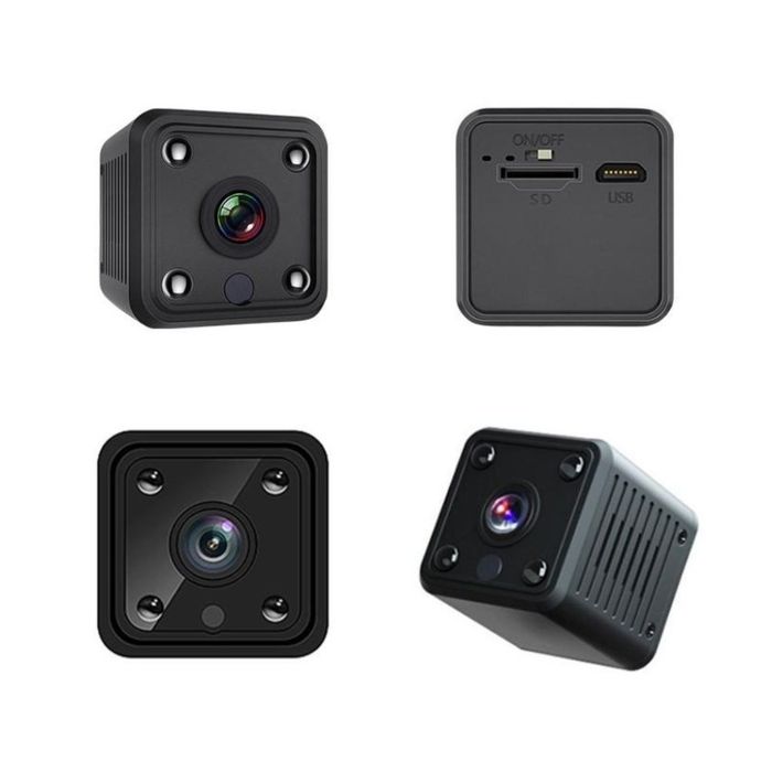 Мини безжична Wi-Fi IP камера X6 Full HD 1080P с нощно виждане и детектор за движение