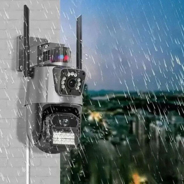 Camera Supraveghere Exterior Dubla Wireless, Wifi