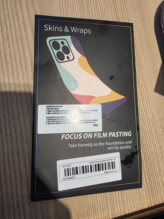 Folie spate Iphone 15