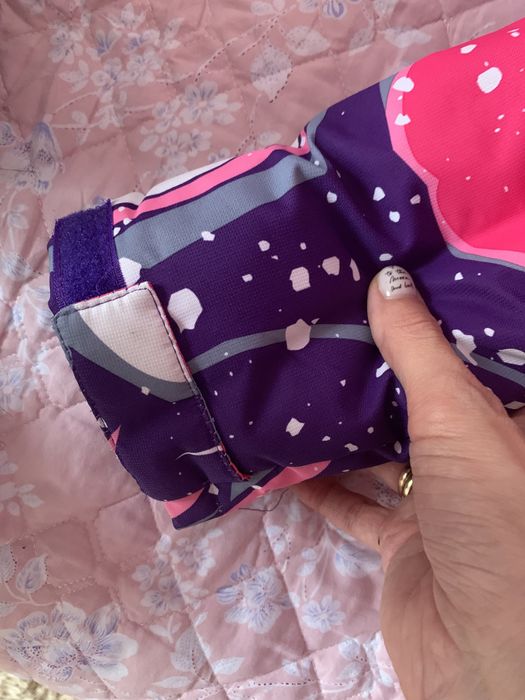 Зимняя куртка со штанами для девочки