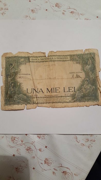 Bancnote romanesti din anii 1941-1946. Toate la 3300