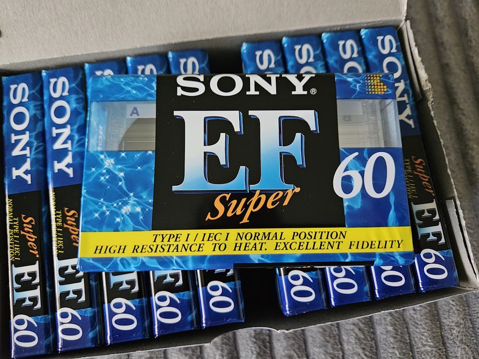 4 Casete Audio Sony EF60 Japan