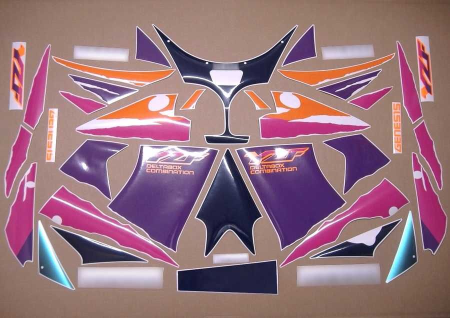 Стикери Yamaha FZR 600 / FZ 750 лепенки Ямаха фзр фз 1988-1994