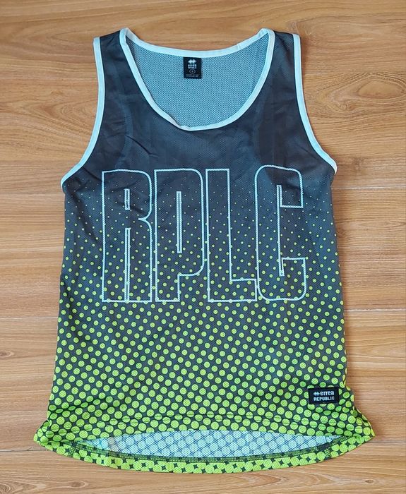 Maiou Sport / Baschet Erreà Republic Negru-Lime Neon - Mărimea S