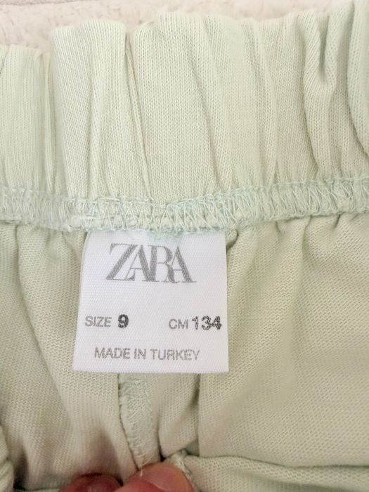 Панталон за момиче резедав цвят