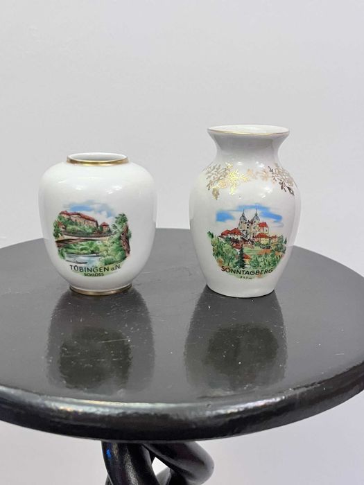 Set opt piese portelan bibelou bibelouri W Germania , Jasba ,Tirschenreuth , Royal etc vechi ieftine