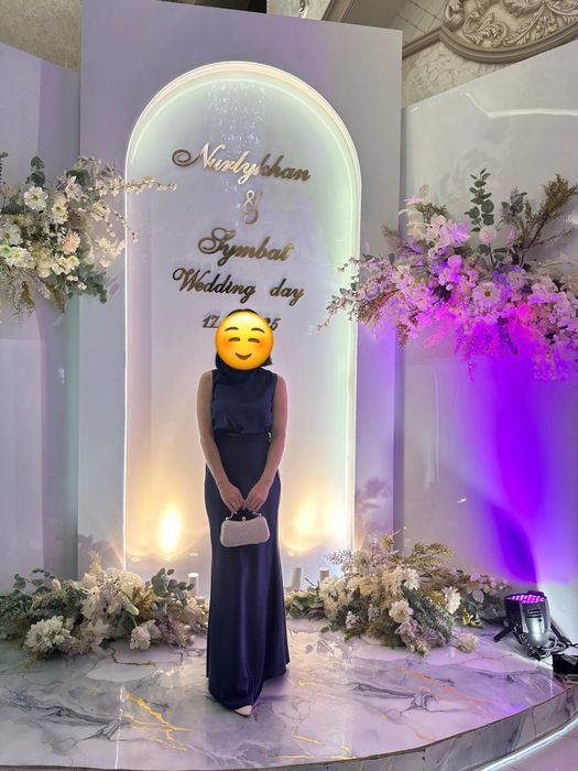 Платье синее,вечернее