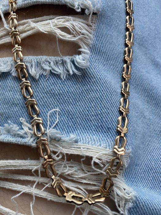 Lant de aur 14 kt , nou , gros , unisex , superb de 12 g