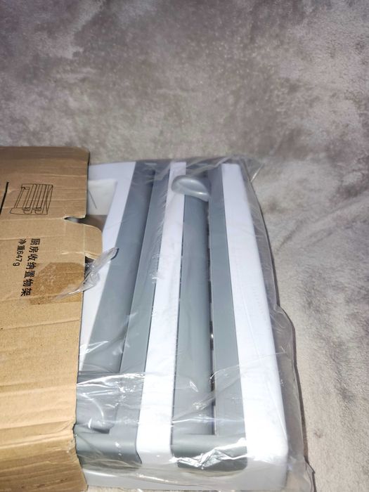 Organizator dispenser bucătărie 3în1 folie aluminiu, folie alimentară, rolă prosop hârtie NOU