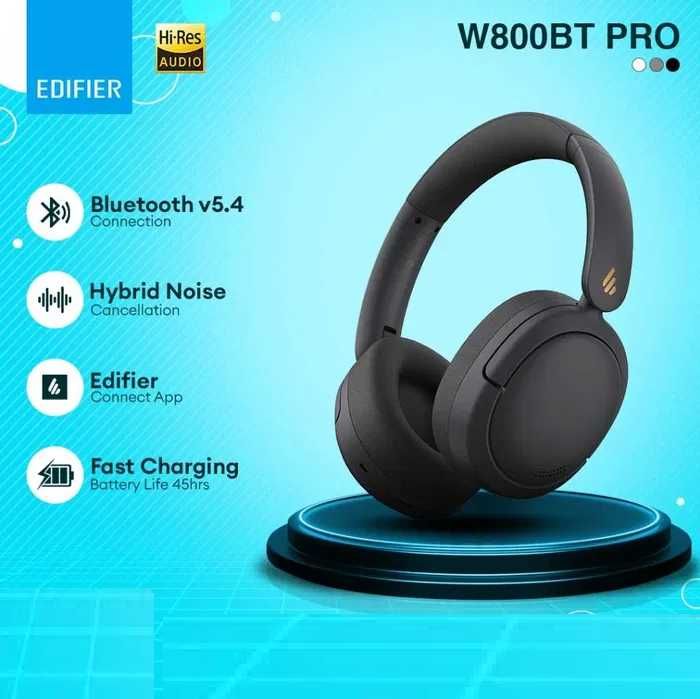 Edifier W800BT Pro Оптом – Наушники с ANC и 45 ч работы. Есть доставка