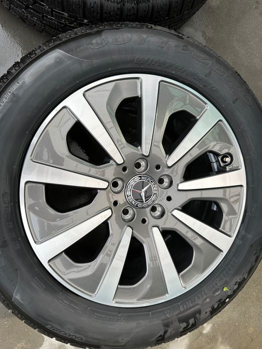Jante originale Mercedes 17 cu anvelope de iarna
