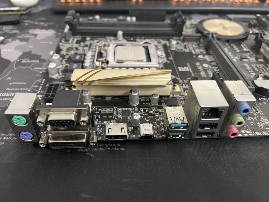 Kit Placa de Baza Asus Z170-K + Intel core I5 7400 3.0 Ghz socket 1151