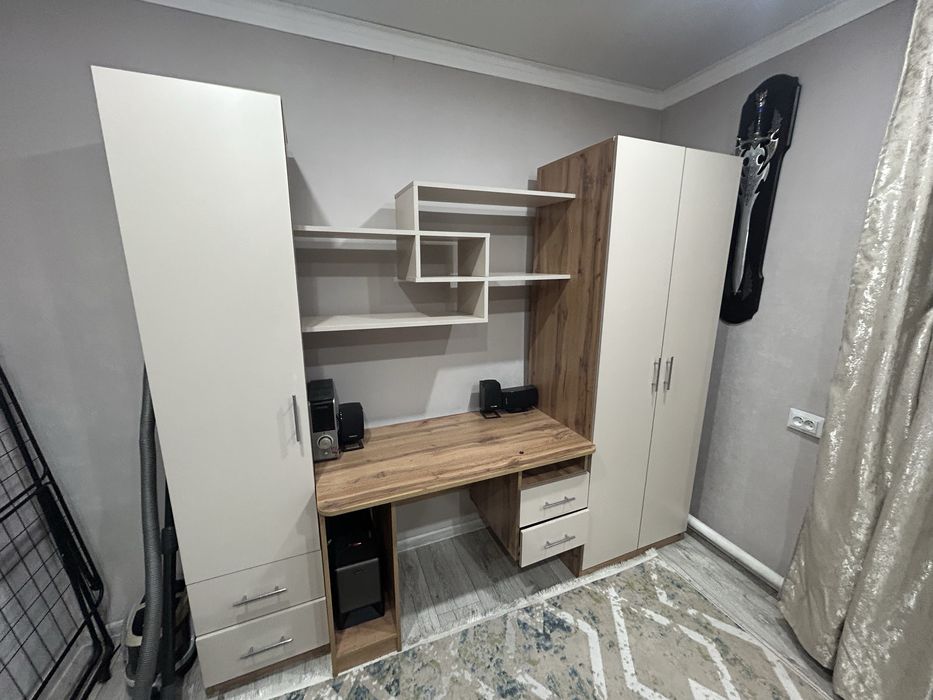 Детский шкаф с кроватью для двоих