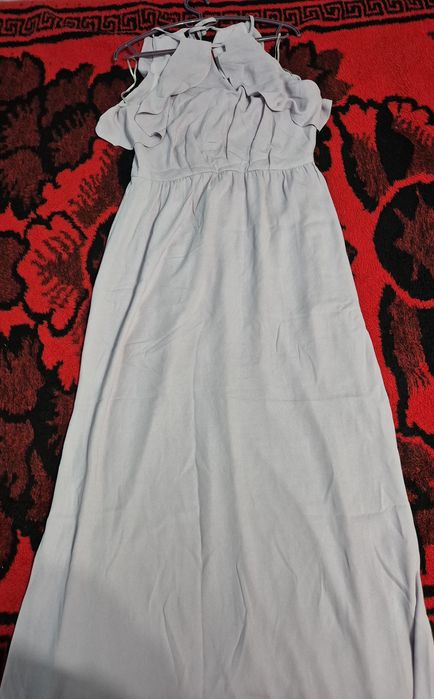 Rochie eleganta, lunga, culoare mov (lila), mărime 38