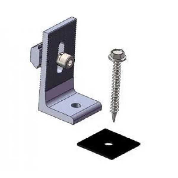 L планка комплект ar2 с инбус болт и гайка за соларен монтаж