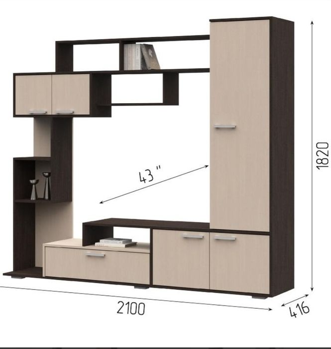 Стенка-ниша под телевизор