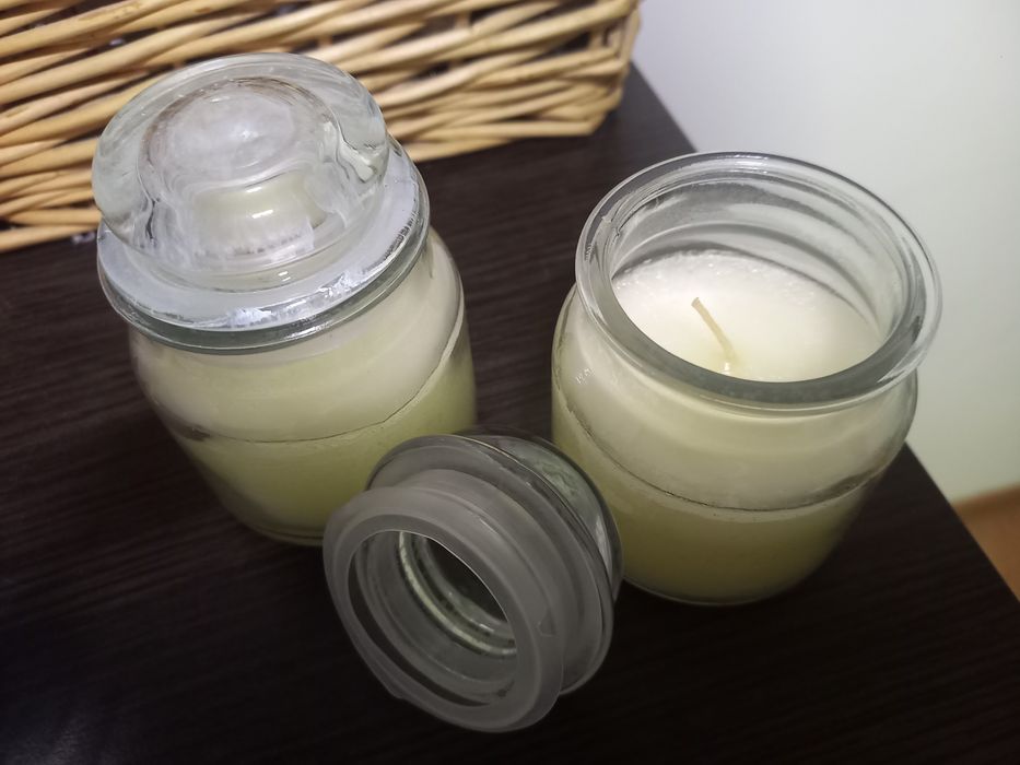 Lumânare artizanala din ceară de soia