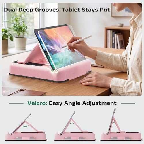 Нова Розова възглавница стойка за таблет с дистанционно за iPad 4.7-13" Айпад