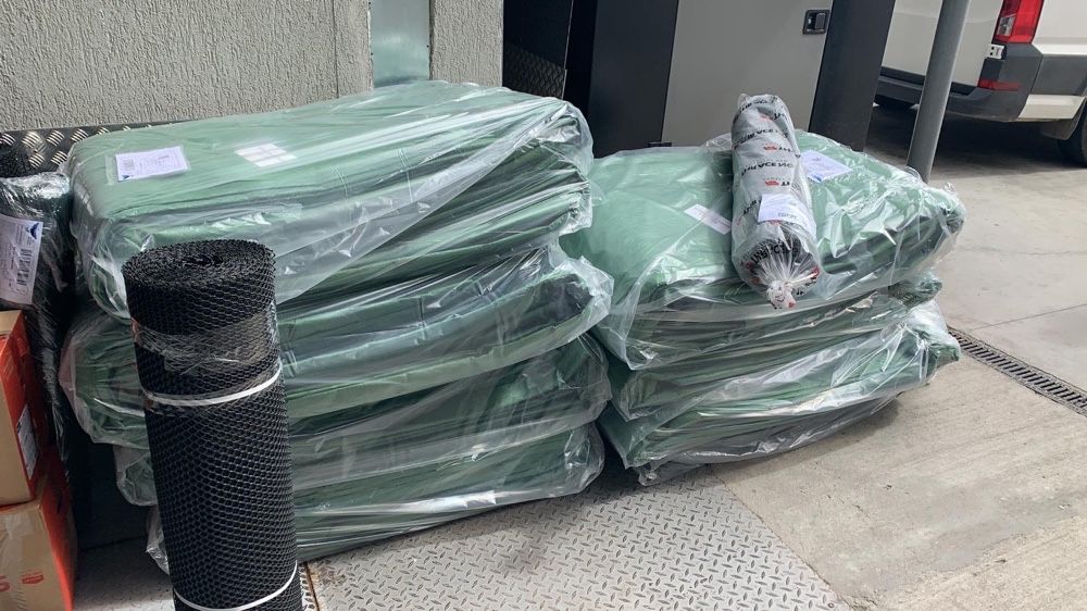 PRELATA IMPERMEABILA, Protectie FÂN/Baloti/Cereale 9.8x25m=1720