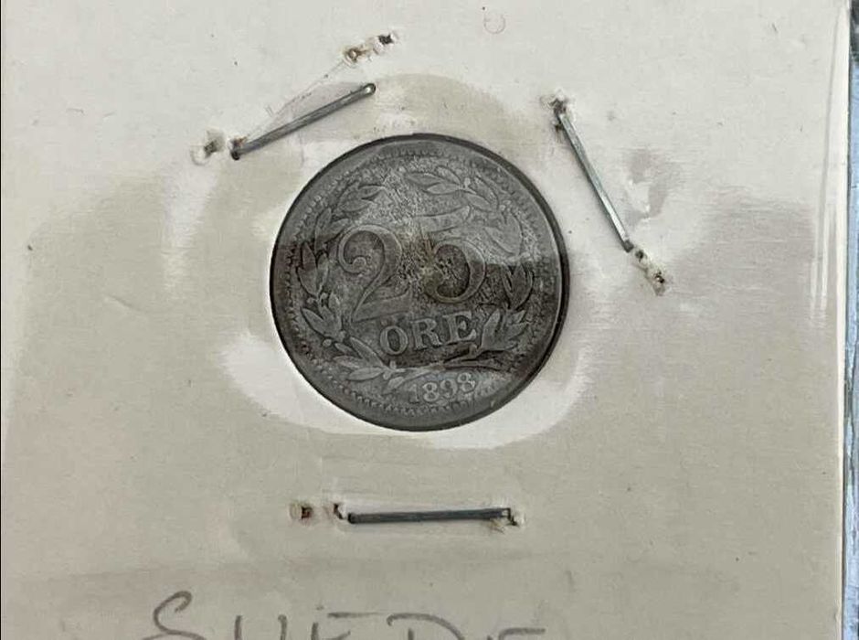 Швеция 18 стари монети колекция СРЕБРО и Бонус