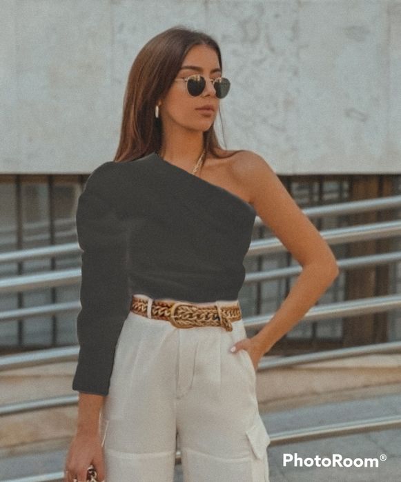 Ассиметричные рубашки на одно плечо