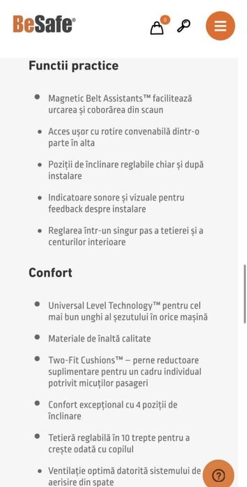 Scaun auto BeSafe Izi Twist + husa vara + protectie bancheta