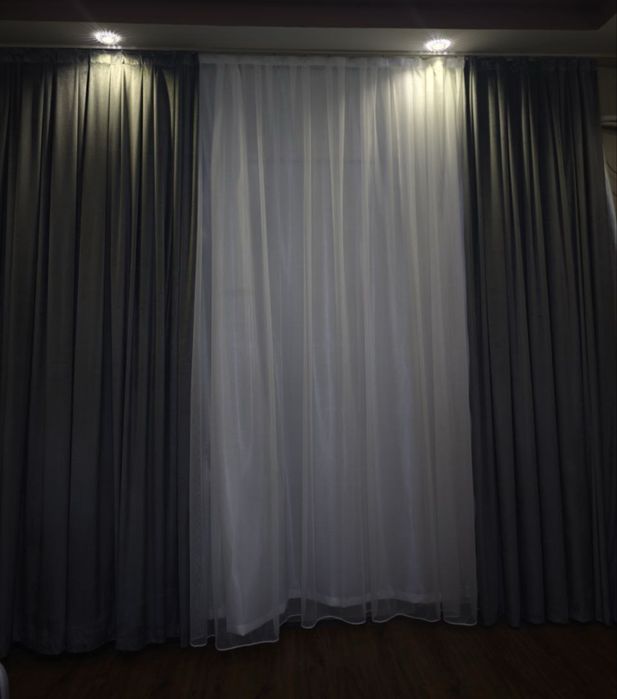 Комплект штор длина 3.5м, ширина 3м