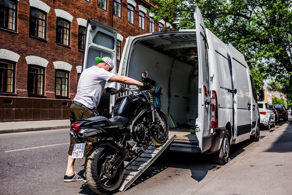 Мото эвакуатор Moto evakuator Motorcycle tow truck