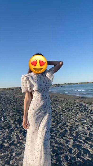 Повседневное платье,белая