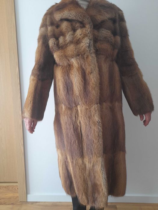 3 Haine naturale din blana de bizon + nurca - impecabile