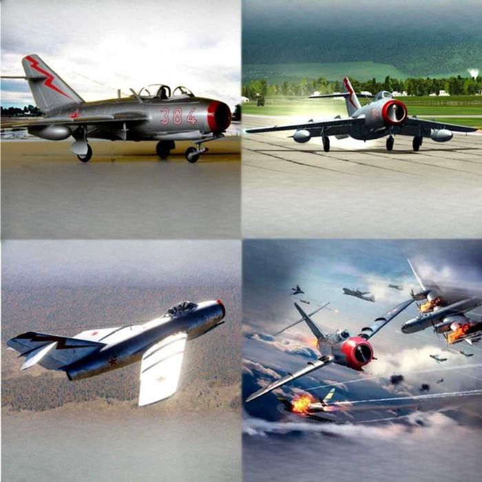 Macheta avion metalica Mig-15bis Fisbed scara 1:72